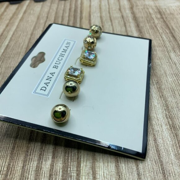 Dana Buchman NWOT Stud Earrings - Picture 3 of 5